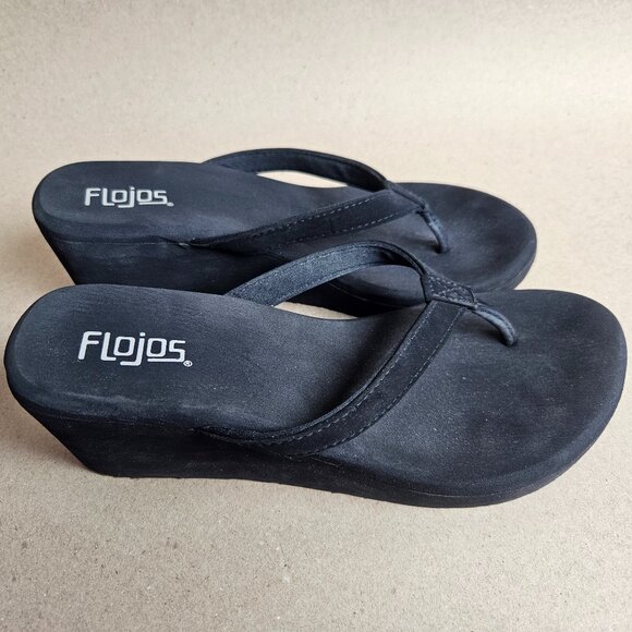 Flojos Womens Brown Olivia Wedge Platform Sandal Summer Neutral Vacation Chunky - Picture 7 of 8